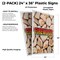 Signmission Firewood, Plastic Signs Only 24 Inch x 36 Inch, Corrugated Plastic, 2PK CSB-2436-2PACK-Firewood - alternate 2