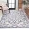 Jonathan Y Flora Abstract Bold Mandala High-Low Cream/Dark Blue 3 ft. x 5 ft. Indoor/Outdoor Area Rug AMC112D-3 - alternate 2