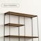 Vintiquewise Rectangular 4-Tier Floating Wall Shelf - Metal and Wood Wall-Mounted Display Shelf - QI004691.SQ - alternate 6