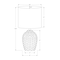 Monarch Specialties Lighting, 17"h, Table Lamp, Grey Ceramic, Ivory / Cream Shade, Contemporary, Modern I 9788 - alternate 2