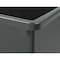 Continental Commercial Products Trash Receptacle, 23 gal Capacity, Plastic, Black 8322BK - alternate 2