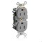 Leviton Straight Blade Receptacle, 5-15R, 15 A, 125V AC, Flush Mount, Isolated Ground M5262-IGG - alternate 1