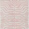 Homeroots 10' X 14' Pink And Gray Animal Print Washable Indoor Outdoor Area Rug 600641 - alternate 5