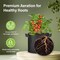 Yssoa Simple Deluxe Grow Bags 3 Gallon Planter Pots with Handles, Black, 5PK GLGROWBAG3X5BLKV2 - alternate 3
