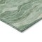 Homeroots 5' X 8' Green Striped Washable Indoor Outdoor Area Rug 608113 - alternate 3