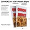 Signmission Onion Rings, Plastic Signs Only 24 Inch x 36 Inch, Corrugated Plastic, 2PK CSB-2436-2PACK-Onion Rings - alternate 2