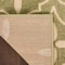 Homeroots 6' X 9' Green And Ivory Geometric Indoor Outdoor Area Rug 572907 - alternate 3