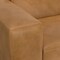 Homeroots 44" Sienna Leather Modular Sofa With Brown Legs 641033 - alternate 4
