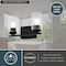 Vaxcel Park Ridge 13 in. 2-Light Matte Black Bathroom Vanity Fixture, Clear Glass Shade W0525 - alternate 2