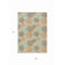Homeroots 9' X 12' Beige Aqua And Orange Polka Dot Washable Indoor Outdoor Area Rug 614651 - alternate 4