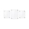 Azar Displays Floating Acrylic Gallery Wall Frame Set, 1" Stand off, Silver, 3PK 105704-SLV - alternate 1