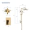Kibi Cube Pressure Balanced 2-Function Shower Column, Rough In Valve KSC404BB - alternate 4