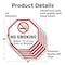 Signmission No Smoking Within 75' Of Any Door o, 4 inch X 4 inch, Vinyl Decal, 5PK OC-D-5PACK-4-89 - alternate 3