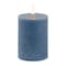Homeroots Set of Two Blue Flameless Pillar Candles, 2PK 633851 - alternate 1