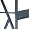 Homeroots 49" Black Wood and Metal Corner H-Shape Computer Desk 568031 - alternate 3