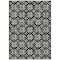 Homeroots 5' X 8' Black And Ivory Floral Washable Indoor Outdoor Area Rug 595926 - alternate 3