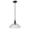 Z-Lite Lunelle Matte Black 1 Light Pendant 3051P12-MB - alternate 2