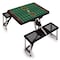 Picnic Time Family Of Brands Wyoming Cowboys - Football Field - Picnic Table Portable Folding Table, Black 811-00-175-695-0 - alternate 1