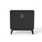 Homeroots 32in Black Wood Accent Cabinet 691679 - alternate 3