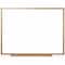 Universal One Dry Erase Board, Melamine, 48x36, Oak UNV43618 - alternate 2