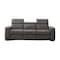 Homeroots 89" Brown Reclining Sofa With Black Legs 480912 - alternate 4