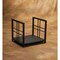 Home Impressions Square Hearthside Black Steel Fireplace Log Holder LG2118 - alternate 2
