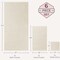 Lavish Home 6PC Jacquard Towel Set 100% Cotton Bathroom Accessories Soft & Absorbent Bathroom Set 67-040-CRM - alternate 4