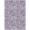Homeroots 9' X 12' Purple And Lavender Abstract Washable Indoor Outdoor Area Rug 602513 - alternate 2