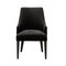 Manhattan Comfort Beever Chenille Wood Armchair in Black DC103AR-BK - alternate 3