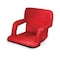 Picnic Time Family Of Brands NCAA NC State Wolfpack Ventura Reclining Stadium Seat with Back SupportRed 618-00-100-424-0 - alternate 2