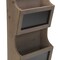 Homeroots Set of Two Brown Solid Wood File Organizer, 2PK 399686 - alternate 5