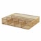 Martha Stewart Ryder Gold Mesh Metal 6 Compartment Large Desk Drawer Organizer for Accessories and Office Supplies HH-OHD17-GLD-MS - alternate 1