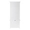 Homeroots White Solid Wood Adjustable Four Tier Bookcase 397126 - alternate 3