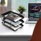 Acrimet Facility 3 Tier Letter Tray Front Load Letter Size Desktop File Organizer Plastic Black 265.4 - alternate 2