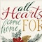 Homeroots Set Of Two Come Home for Christmas 1 White Framed Print Wall Art, 2PK 406035 - alternate 3