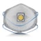 3M Particulate Respirator, P95, Organic Vapor, Cool Flow Valve, Molded, Metal Nose Clip, Size M, PK10 8577 - alternate 2