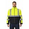 2W International High Viz Softshell Jacket, Medium, Lime, Class 3 SHL35C-3 M - alternate 4