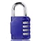 Newhouse Hardware 4-Digit Waterproof Combination Lock, Steel, Blue NHH-NUMLK-BLU - alternate 1