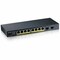 Zyxel 8-Port Gigabit 802.3at/802.3af PoE+ 8 Ports GbE PoE 130W Power Budget and 2x SFP Uplinks GS1100-10HP - alternate 3
