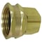 Landscapers Select Hose Adapter, 3/4 x 1/2 in, FHT x FIP, Brass, Brass, For: Garden Hose PMB-059LFBC - alternate 1