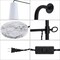 Jonathan Y Andre 11.5" 1-Light Contemporary Industrial Iron Plug-In w/Adjustable White Marble Table LED Sconce,  JYL1304A - alternate 6