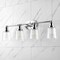 Jonathan Y Beverly 31.75" 4-Light Iron/Seeded Glass Classic Cottage LED Vanity Light, Chrome JYL7533A - alternate 3