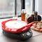 Brentwood Industries 1200 Watt 12 Inch Non Stick Pizza Maker and Grill in Red TS-124R - alternate 2