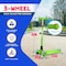Highmaster Kids 3-Wheel Scooter with LED Light-Up Wheels, Adjustable Handlebar, Great for Indoor and Outdoor HMKSGRN - alternate 3