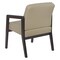 Office Star Products Espresso Finish Visitor's Chair with Castillo Cream Memory Foam Seat WD588-K004 - alternate 5