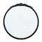 Homeroots 30" Black Crowned Top Antiqued Glass Round Framed Accent Mirror 485094 - alternate 1