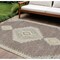 Homeroots 8' X 10' Taupe Gray And Ivory Oriental Washable Indoor Outdoor Area Rug 598451 - alternate 1