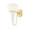 Hudson Valley Lighting Adams corner 6.75 in. Wall Sconce Aged Brass 5813-AGB - alternate 2