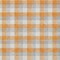 Homeroots 3' X 5' Orange Gray And Beige Plaid Washable Indoor Outdoor Area Rug 601416 - alternate 3