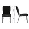 Flash Furniture 18.5"W Stacking Church Chair in Black Fabric, 4PK 4-FD-CH02185-SV-JP02-GG - alternate 3